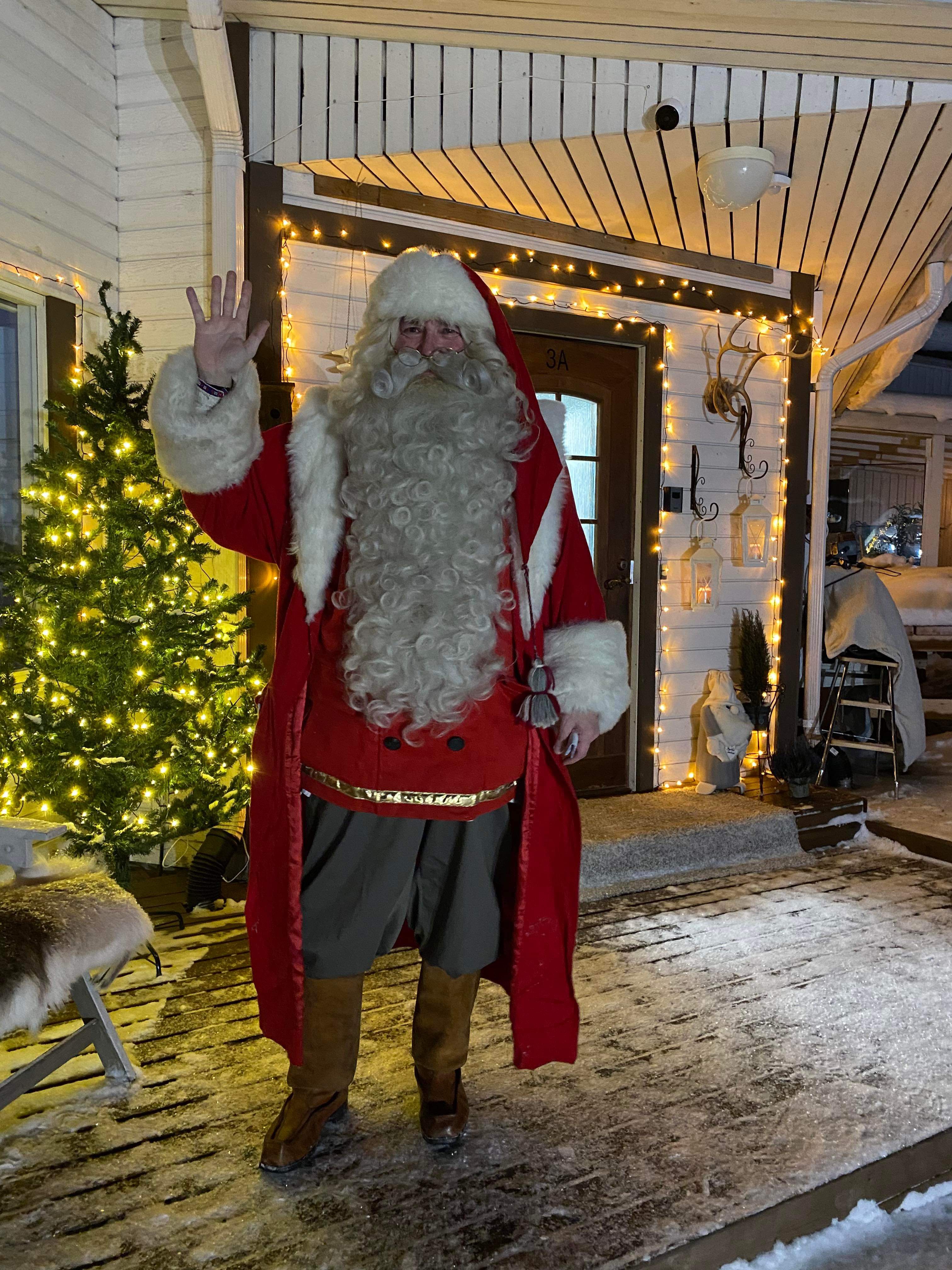 Santa Waving